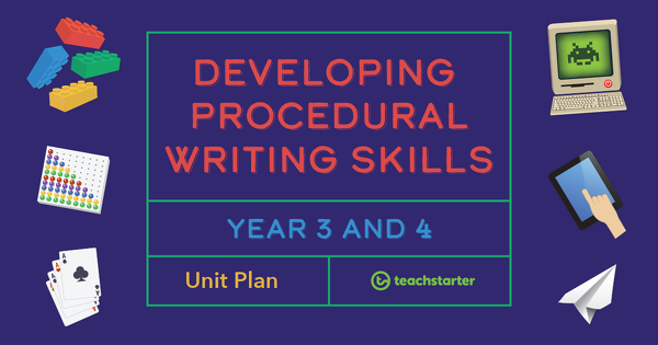 去发展过程写作技巧单元计划每年3 - 4单元计划